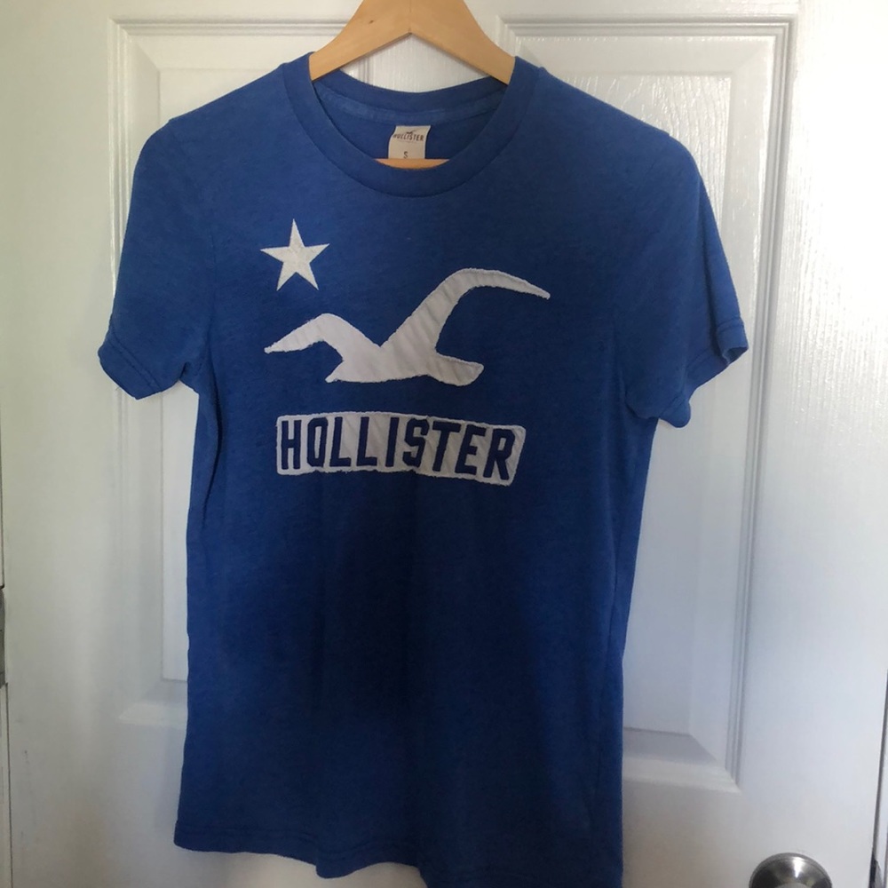 Hollister blue ss short  sz S